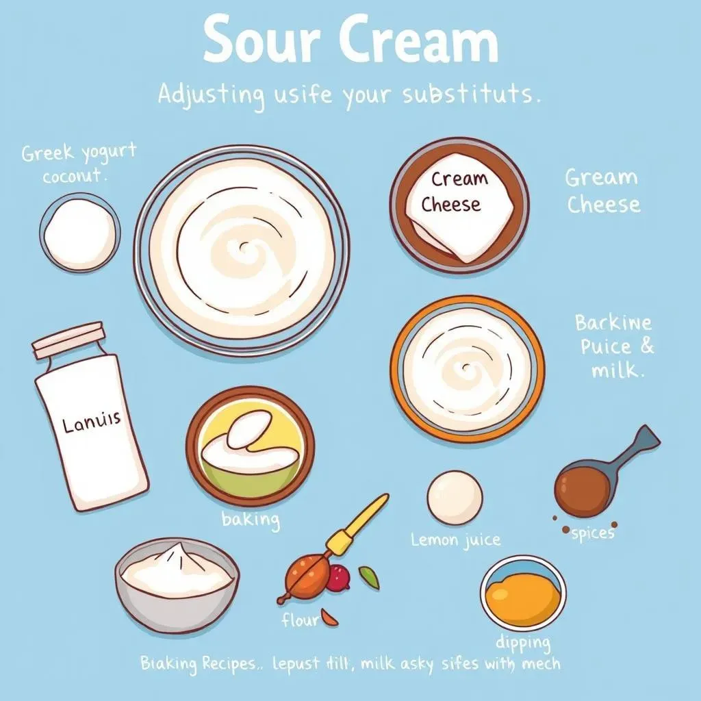 Adjusting Your Recipes: Using Sour Cream Substitutes