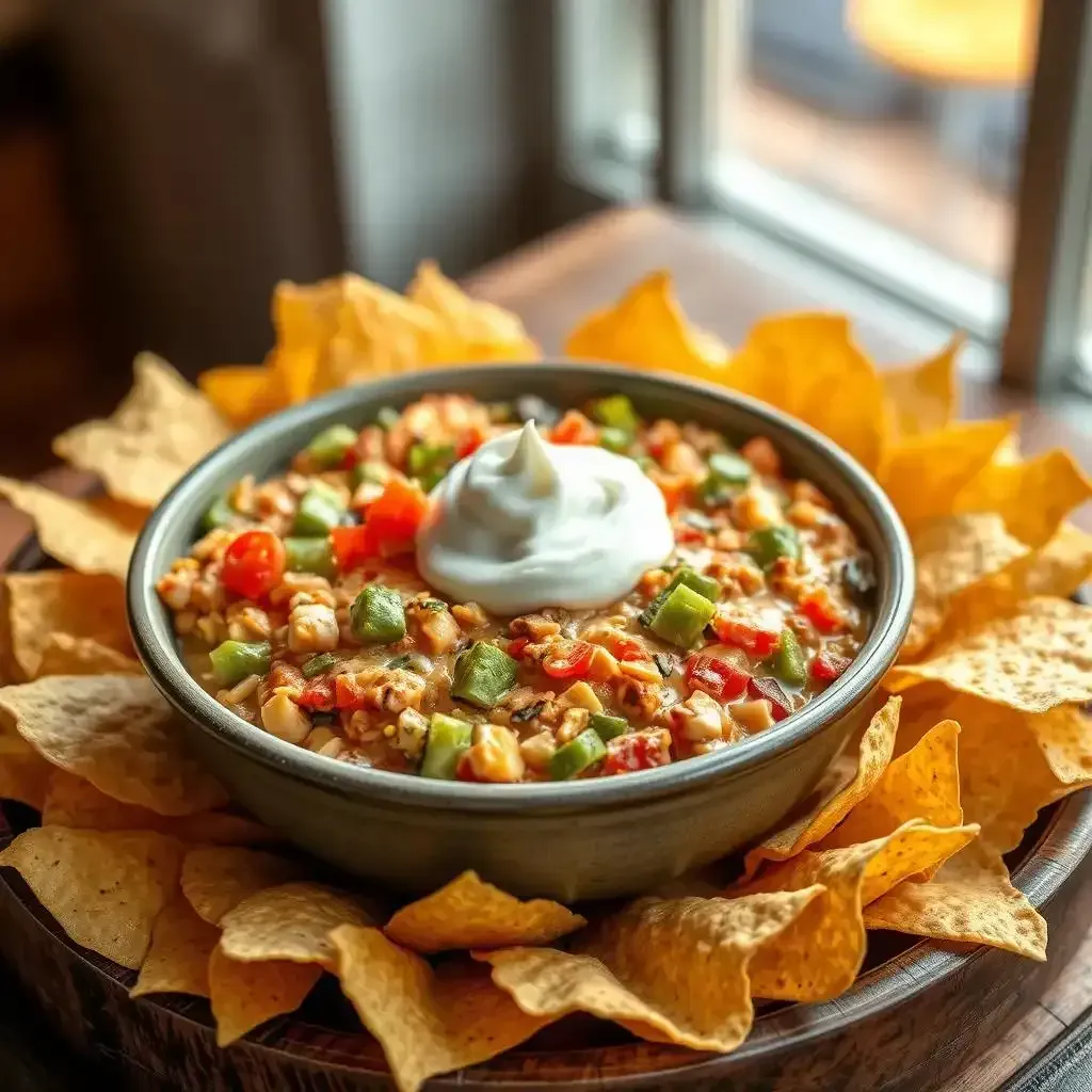 Amazing Mexican Chip Dip With Sour Cream - Sourcream