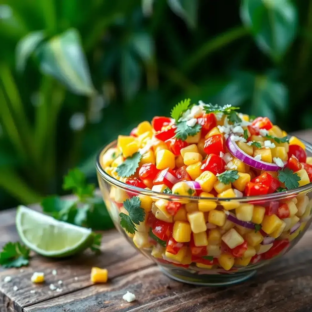 Amazing Mexican Corn Salad: Canned Corn & Sour Cream - Sourcream