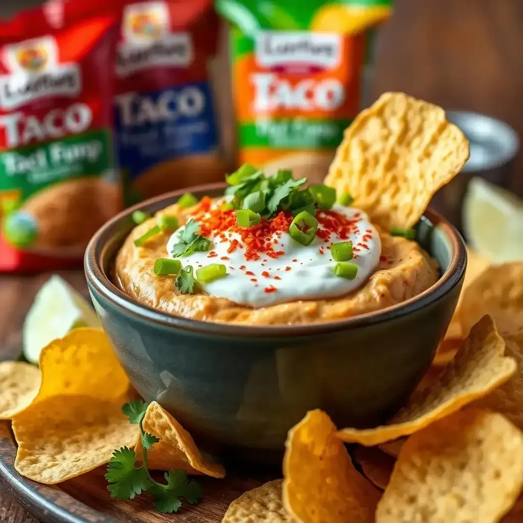 Amazing Mexican Dip: Sour Cream & Taco Seasoning - Sourcream