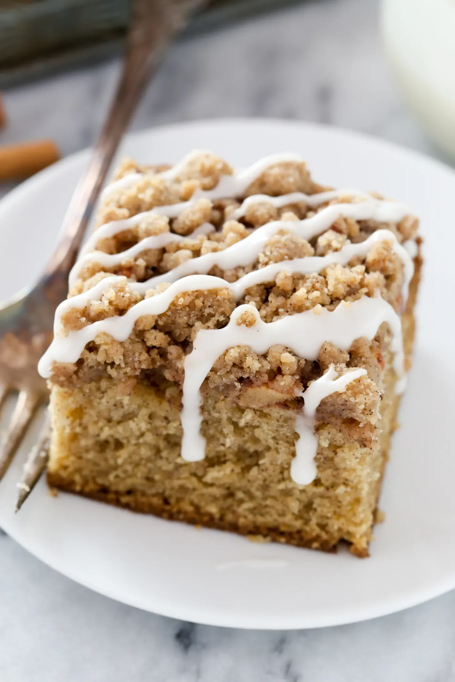 Best apple cinnamon coffee cake no sour cream