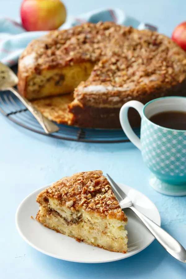 Simple & Delicious apple sour cream coffee cake bundt