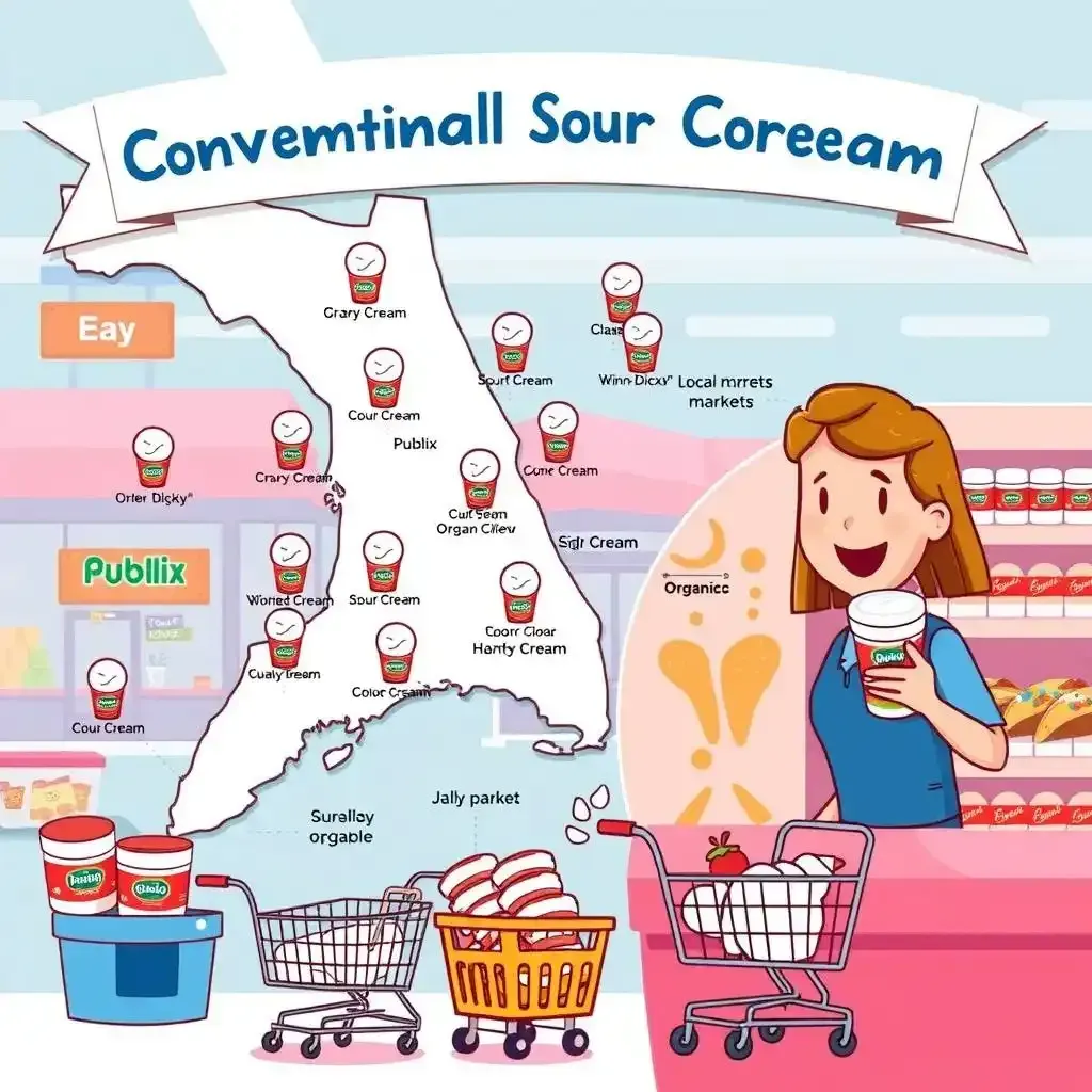 Availability And Distribution Of Conventional Sour Cream Jacksonville