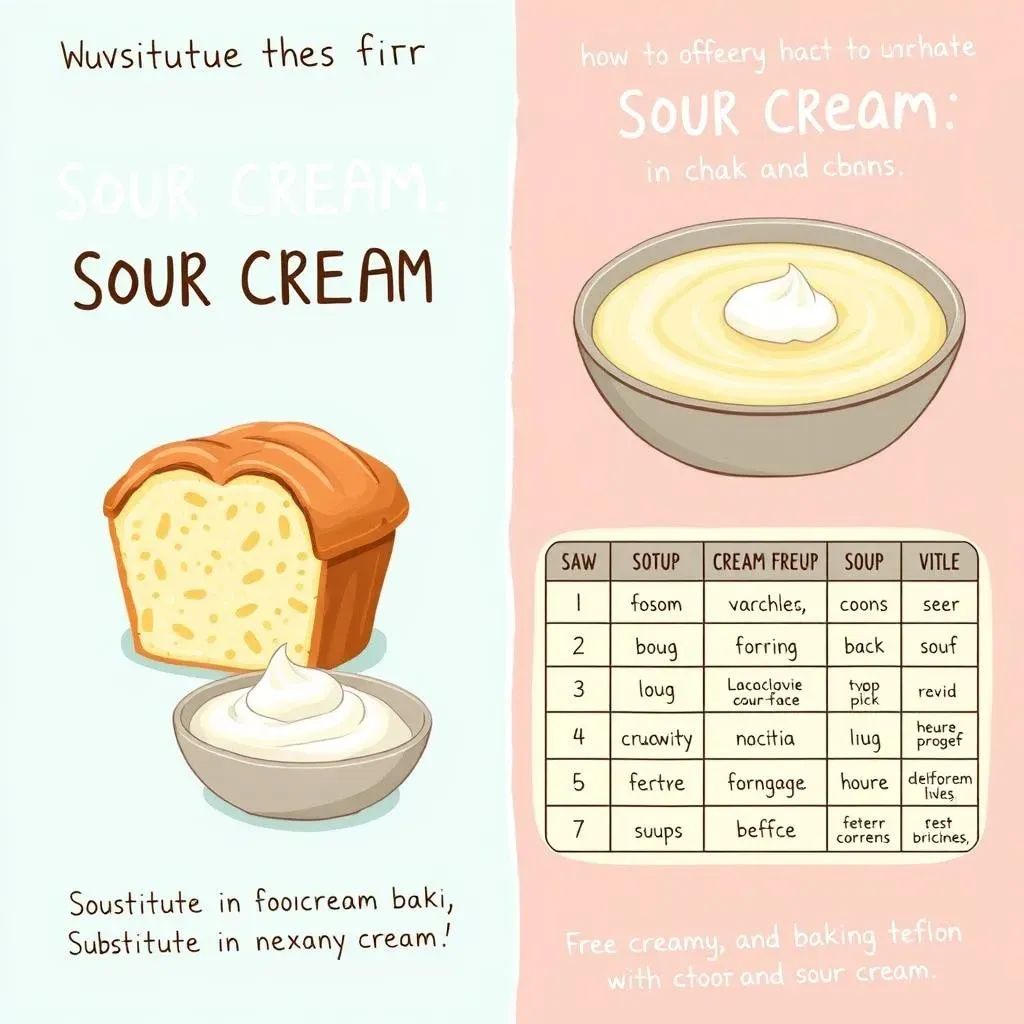 Baking and Cooking: Tips for Substituting Sour Cream for Cream Cheese