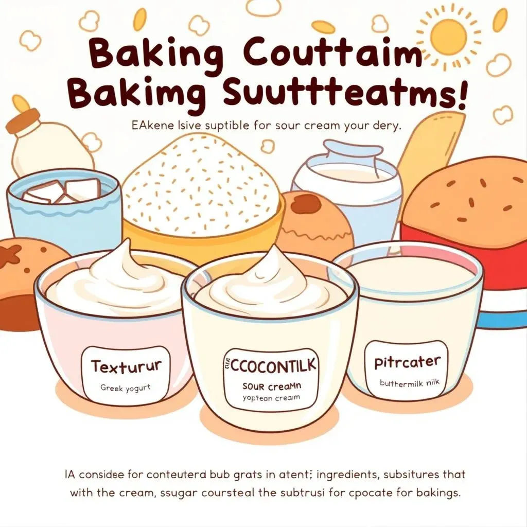 Baking Substitution for Sour Cream: What to Consider