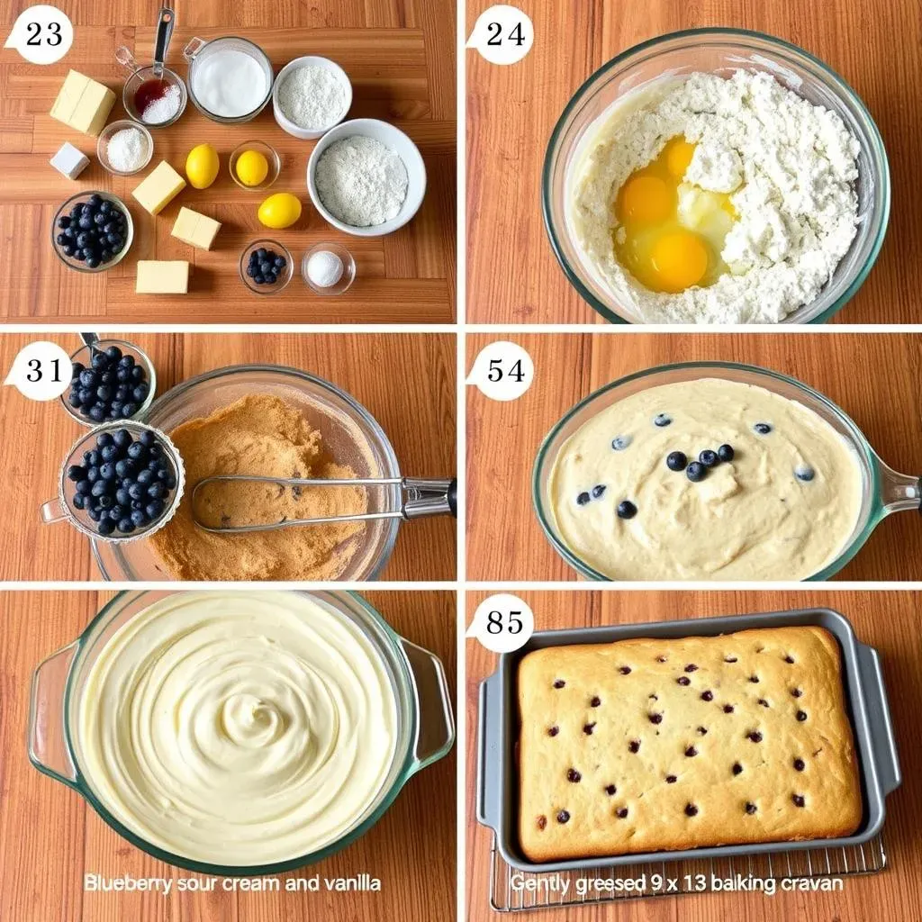 Baking Your Own Blueberry Sour Cream Coffee Cake: StepbyStep