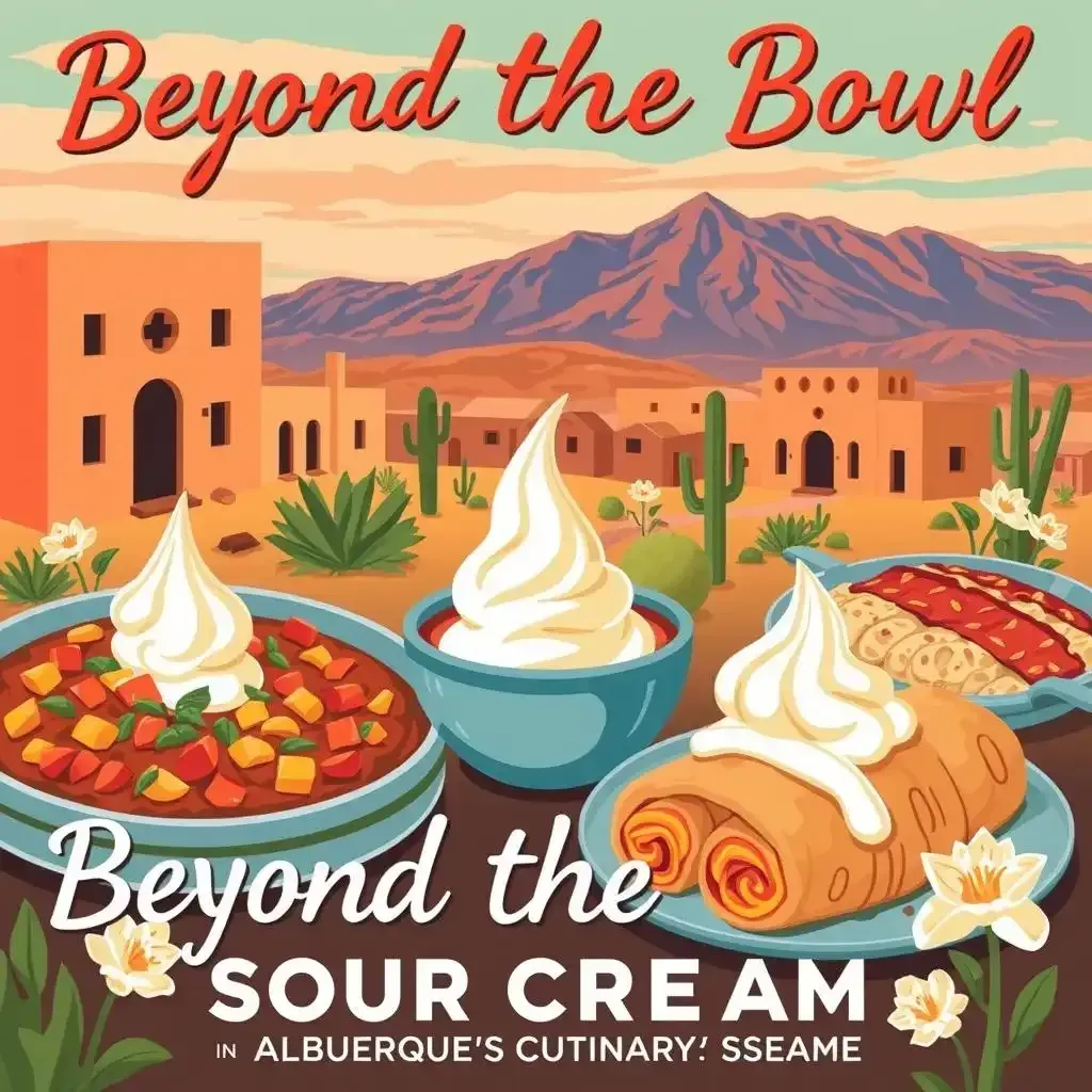 Beyond The Bowl Sour Cream In Albuquerques Culinary Landscape