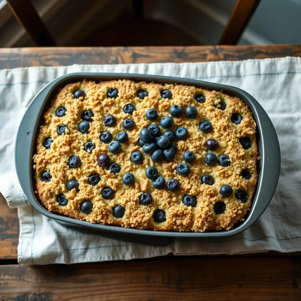 Ultimate Blueberry Sour Cream Coffee Cake 9 x 13 Pan Recipe
