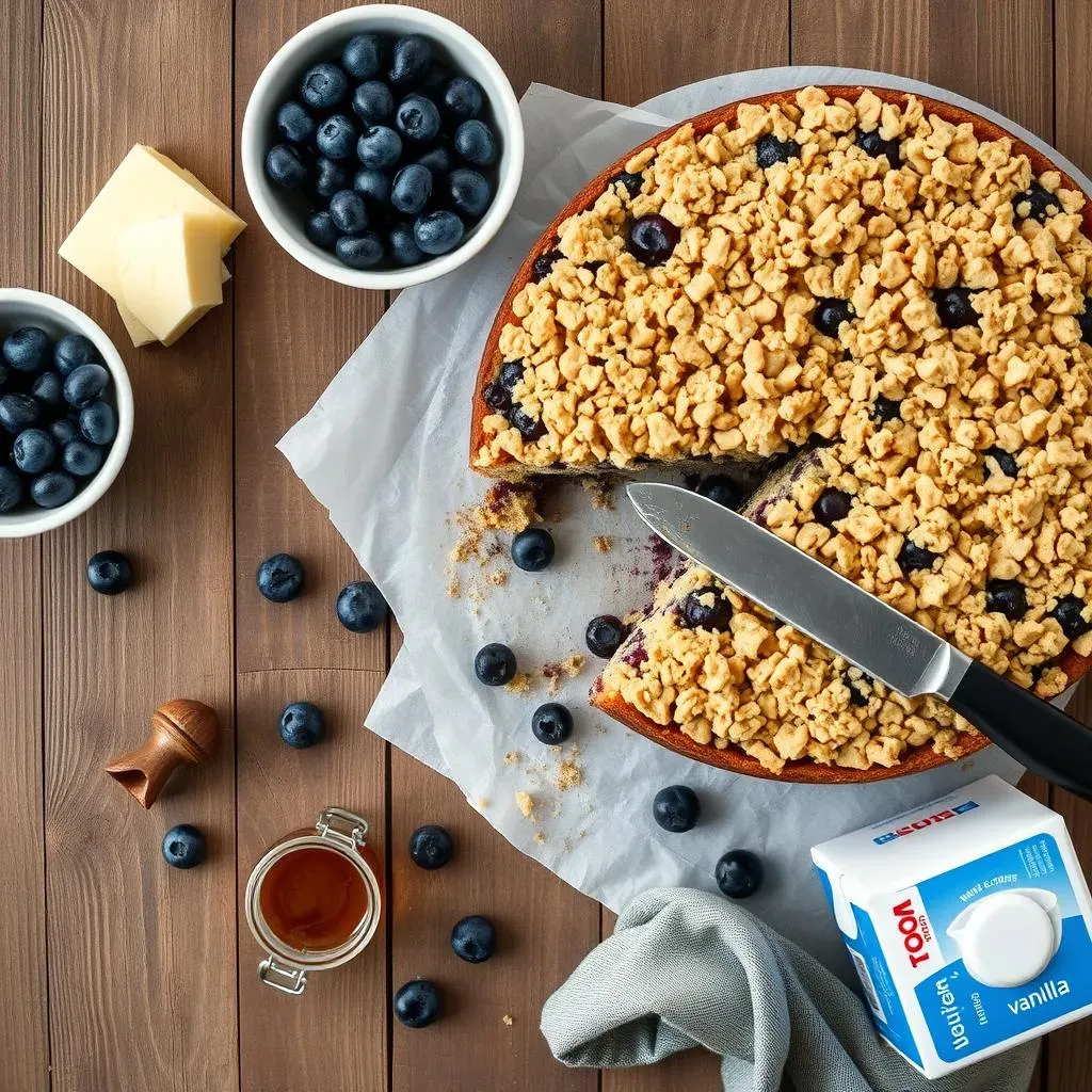 Blueberry Sour Cream Coffee Cake: StepbyStep Recipe Instructions