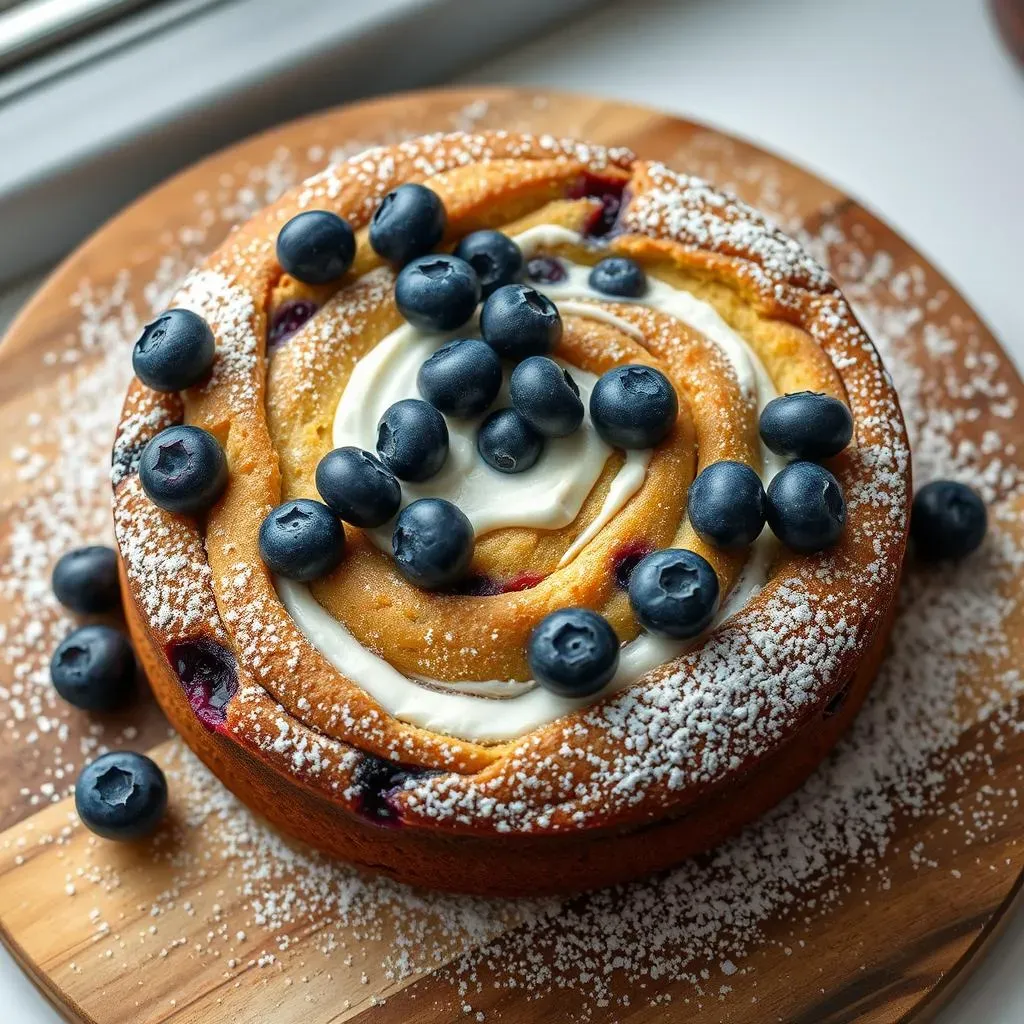 Amazing Blueberry Sour Cream Coffee Cake with Cake Mix Recipe