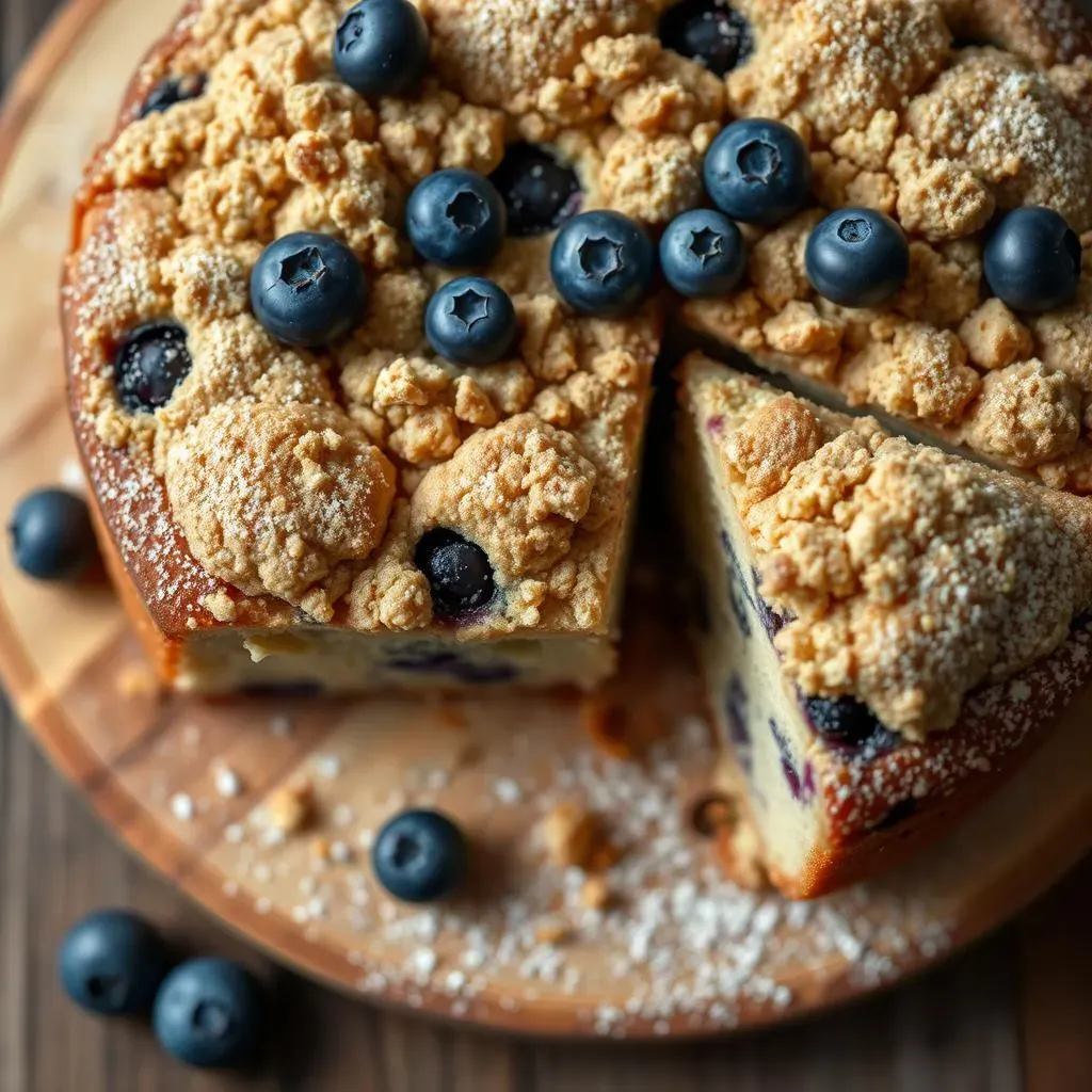 Amazing Butternut Bakery Blueberry Sour Cream Coffee Cake!