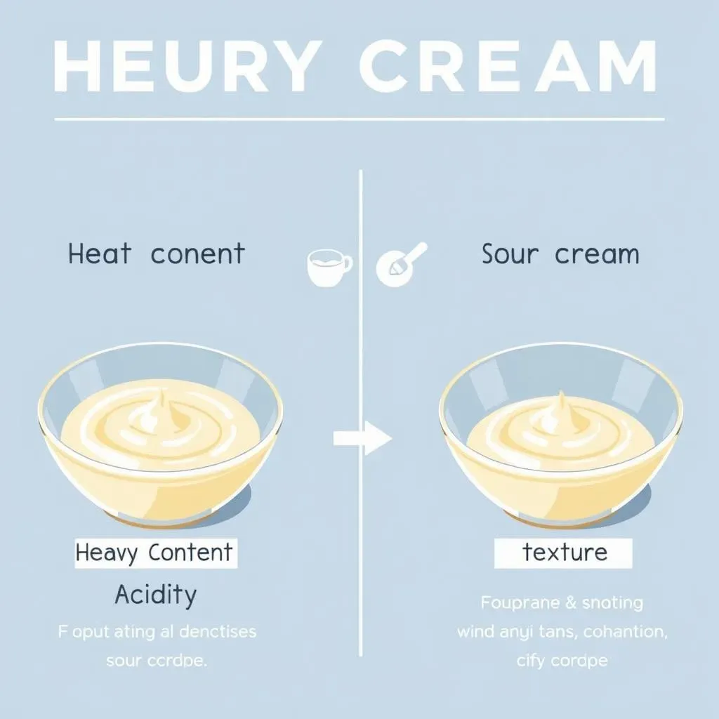 Can Heavy Cream Replace Sour Cream? A Direct Comparison