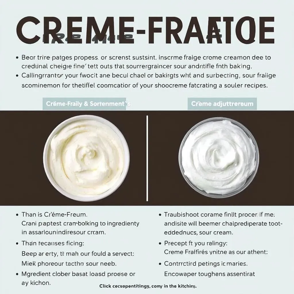 Can I Substitute Crème Fraîche for Sour Cream in Baking?