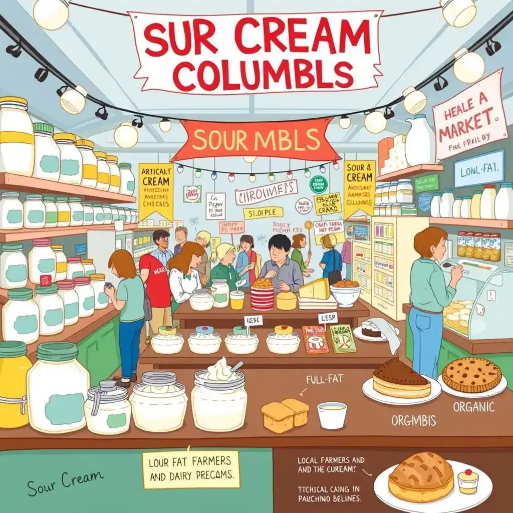 Columbuss Dairy Delights Exploring The Local Sour Cream Market