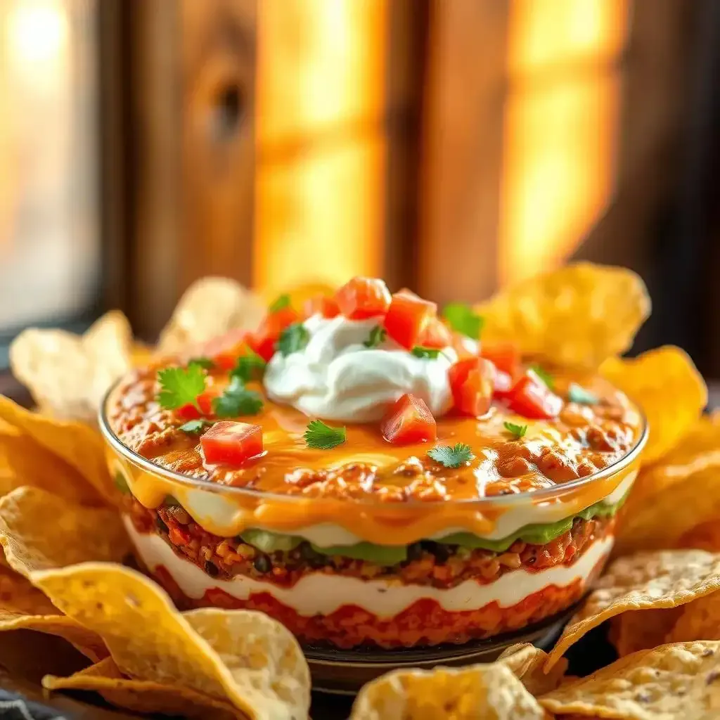 Cream Cheese Magic Elevating Your Mexican 7 Layer Dip