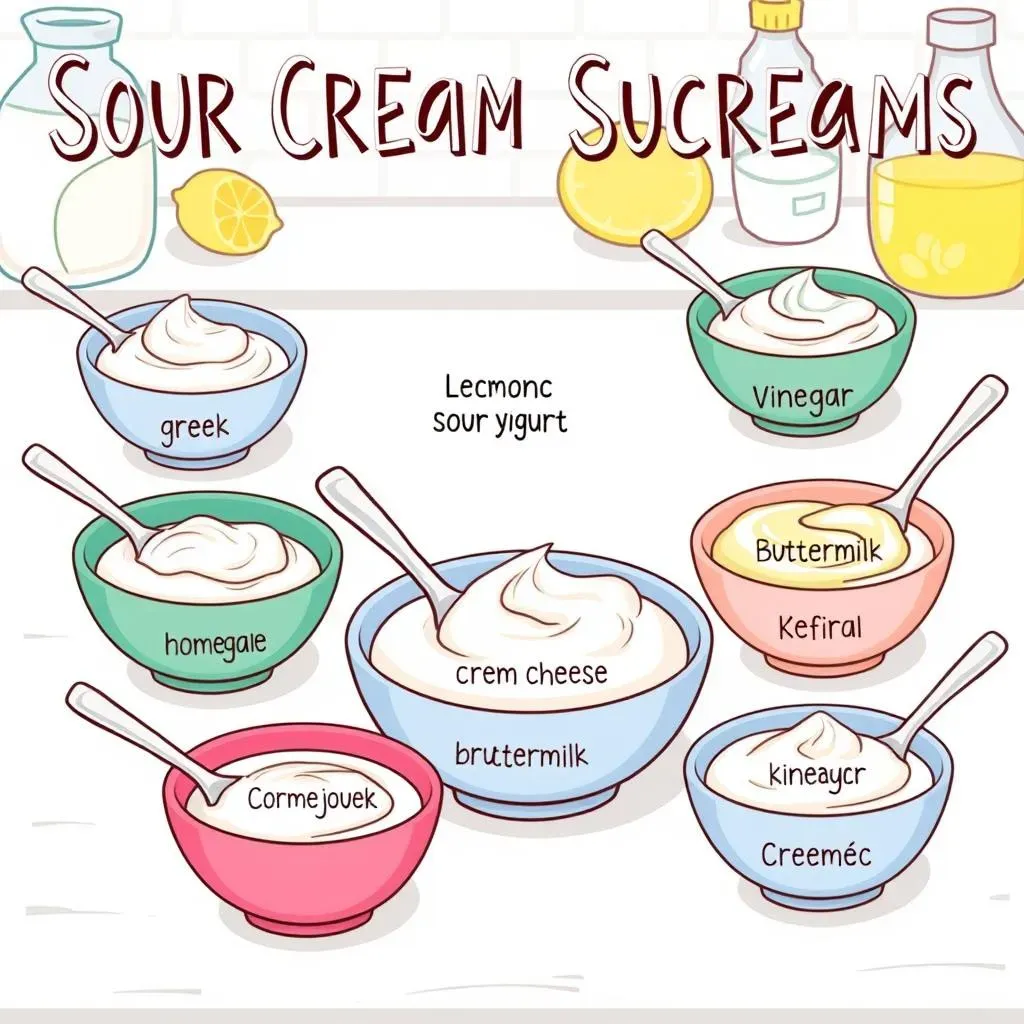 Dairy Delights: Top Sour Cream Substitutes