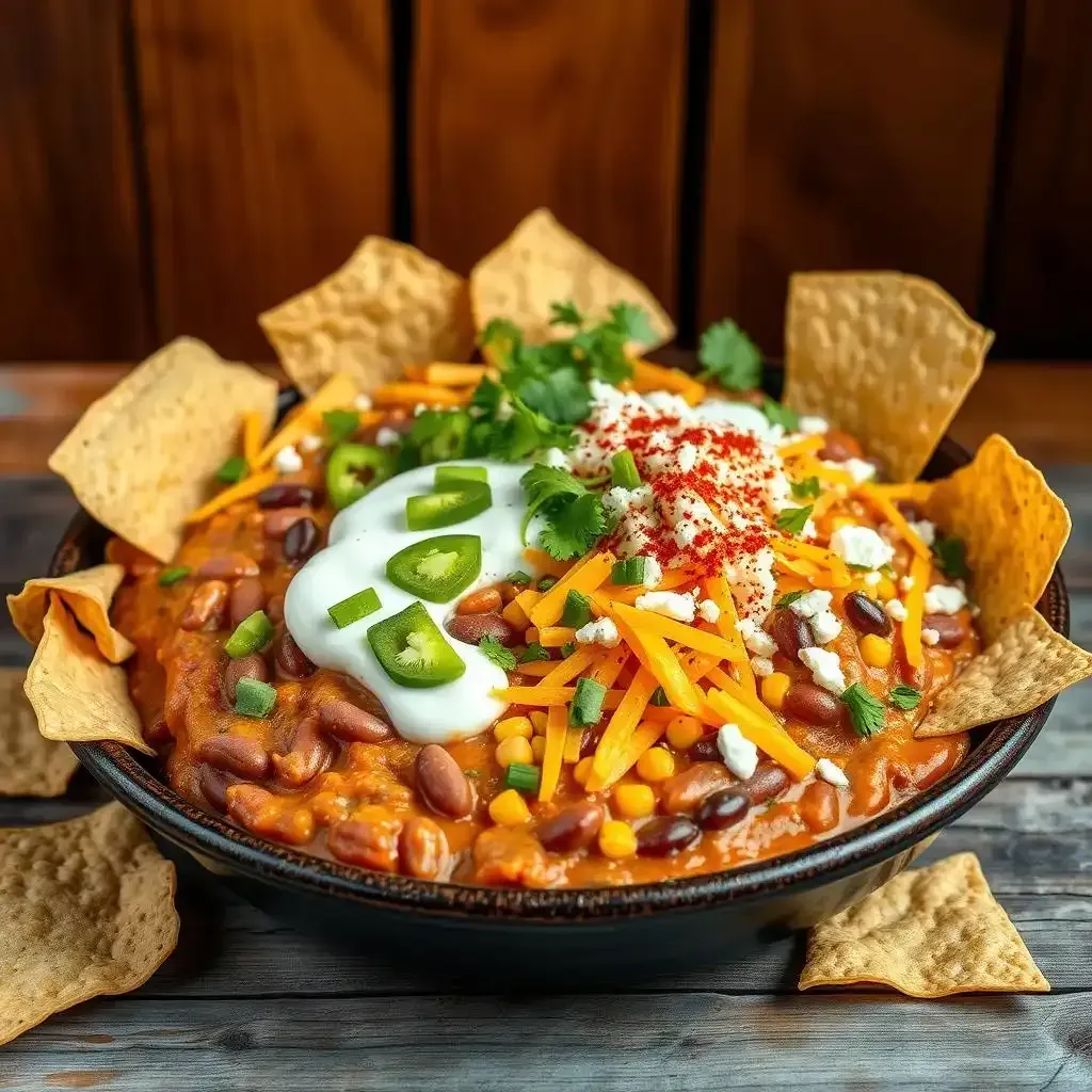 Delicious Variations Of Mexican Dip With Refried Beans And Sour Cream