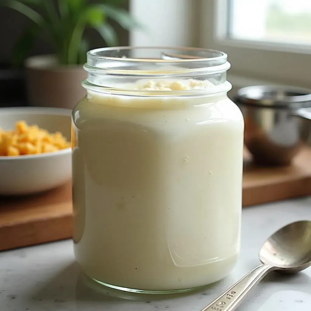 Easy Sour Cream Substitute Recipe: Two Ingredients, One Jar