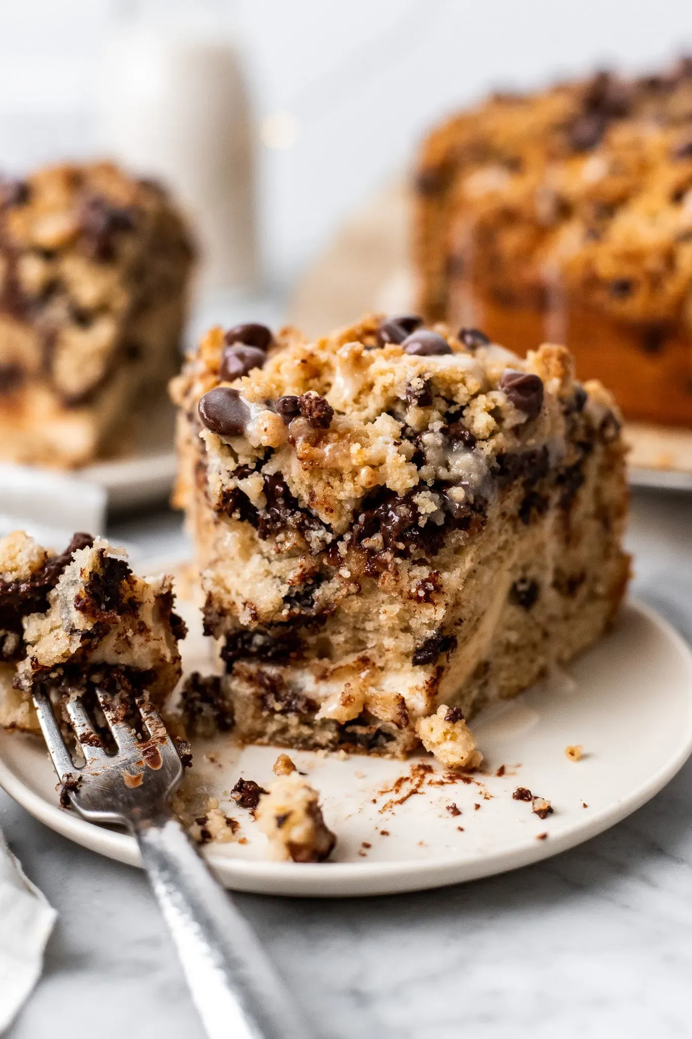 Enjoying and Storing Your Vegan Sour Cream Coffee Cake