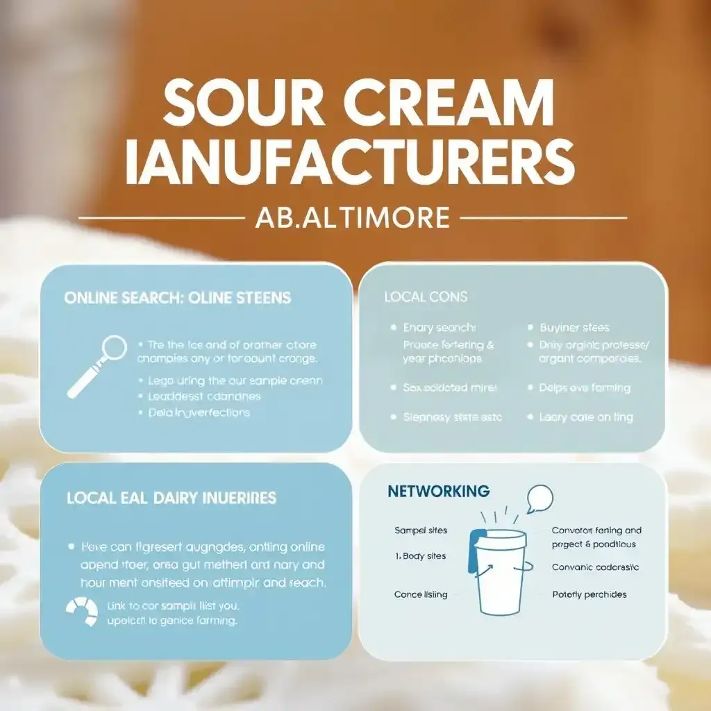 Finding Sour Cream Manufacturers In Baltimore A Local Dairy Deep Examine