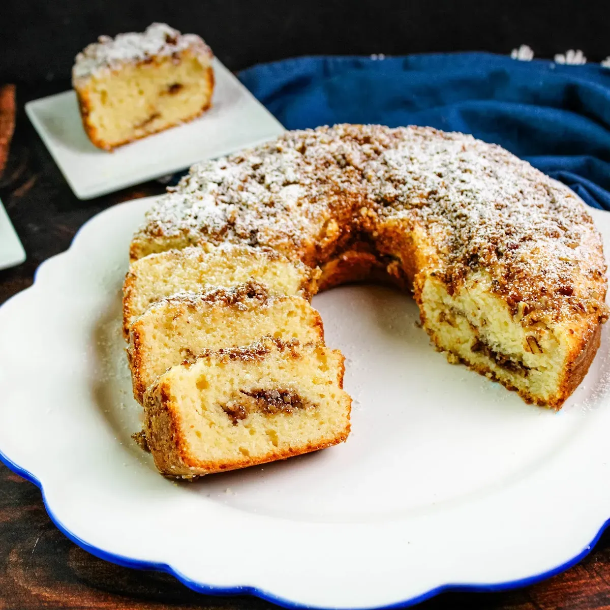 Gathering Ingredients for Your Just a Pinch Sour Cream Coffee Cake