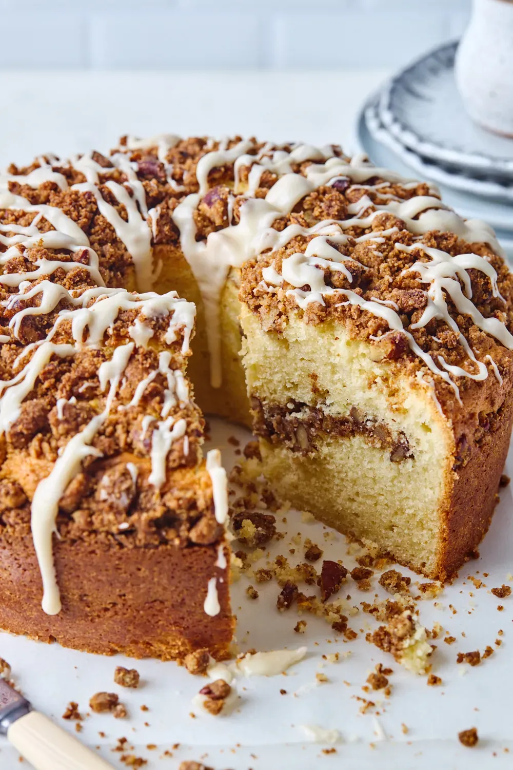 Gathering Ingredients for Your Mango Sour Cream Coffee Cake