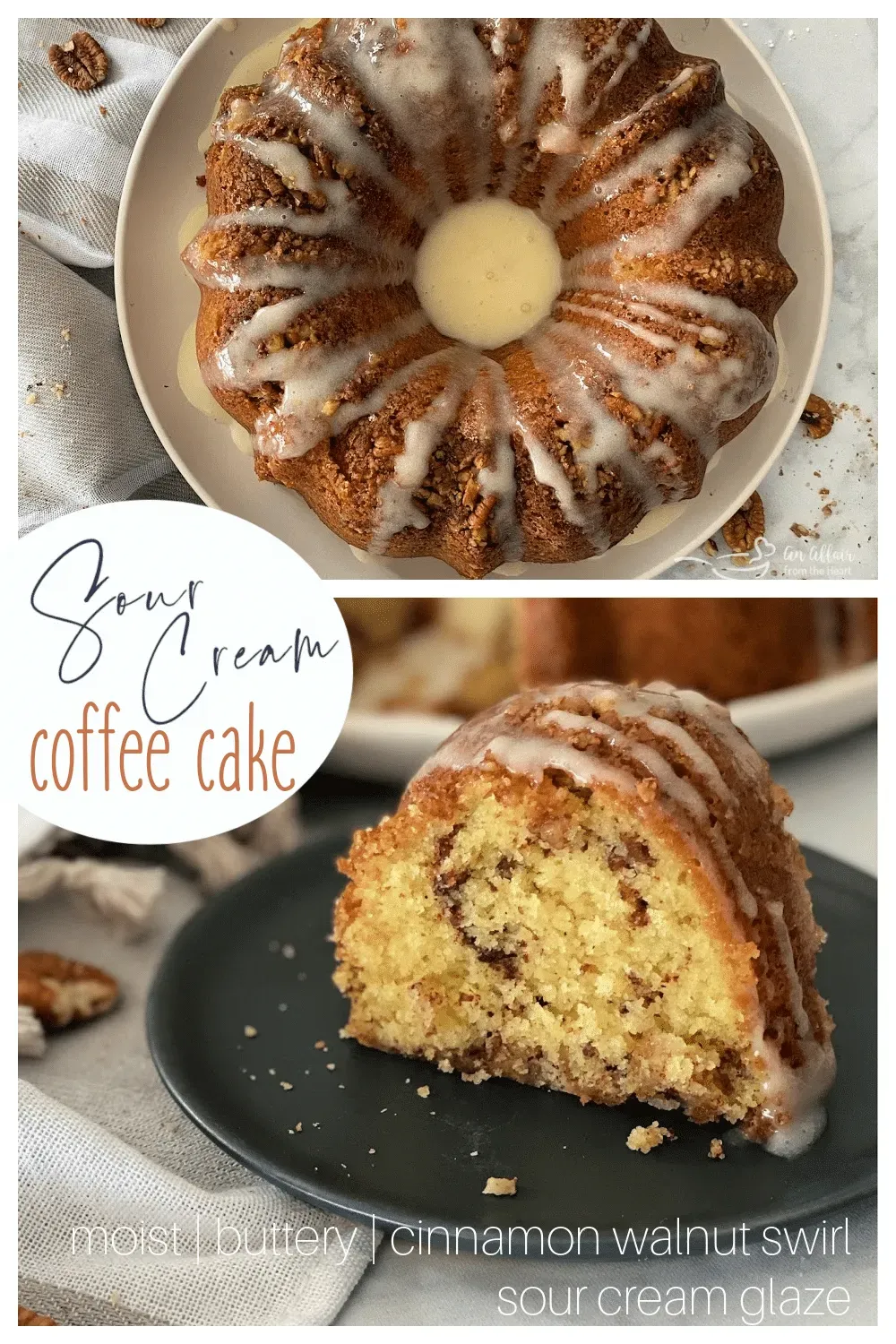 Gathering Your Goodies: Ingredients for Sour Cream Coffee Cake Bundt using Cake Mix