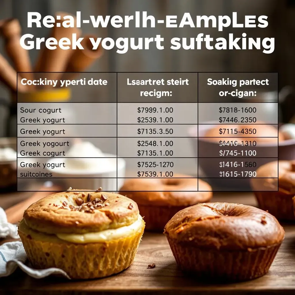 Greek Yogurt Substitute: RealWorld Baking Examples