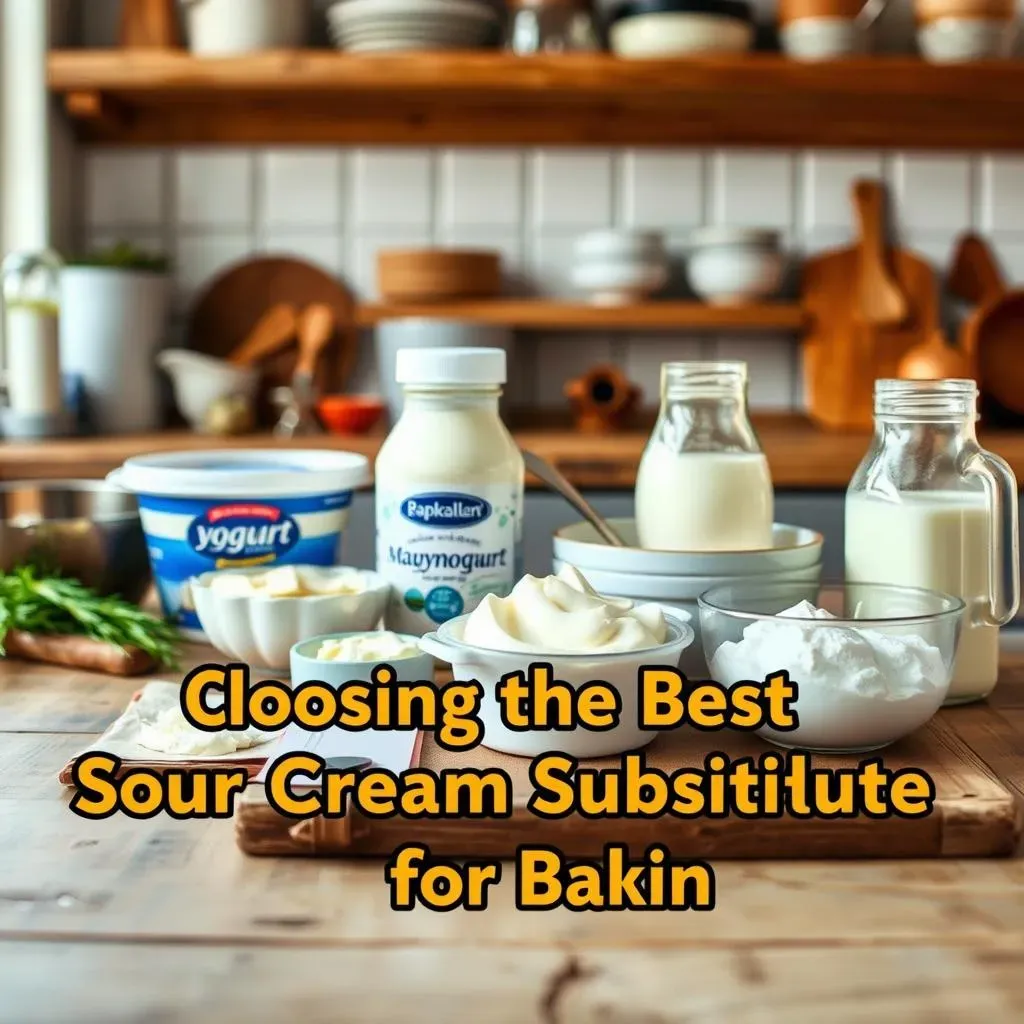 How to Choose the Best Sour Cream Substitute for Baking