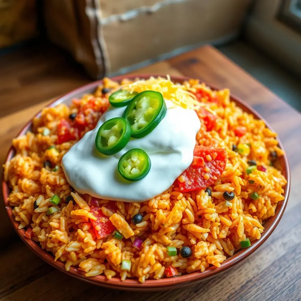 How to Customize Your Mexican Rice with Sour Cream and Green Chilies