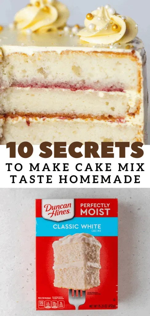 how to make box cake taste homemade sour cream: Simple