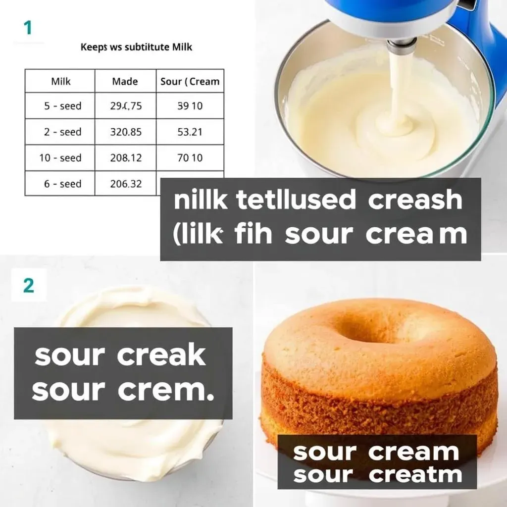 How to Substitute Milk with Sour Cream in Recipes