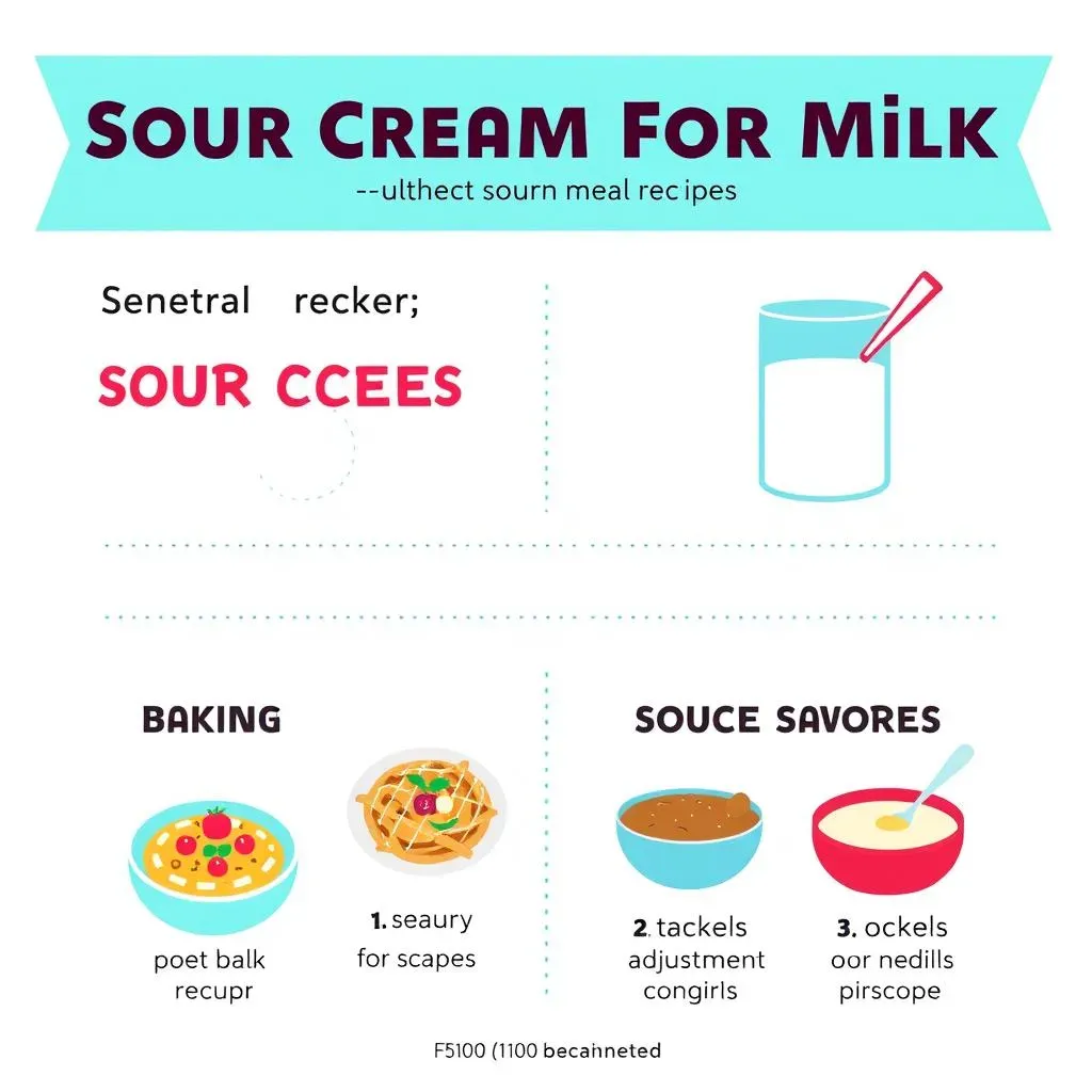 How to Substitute Sour Cream for Milk in Recipes