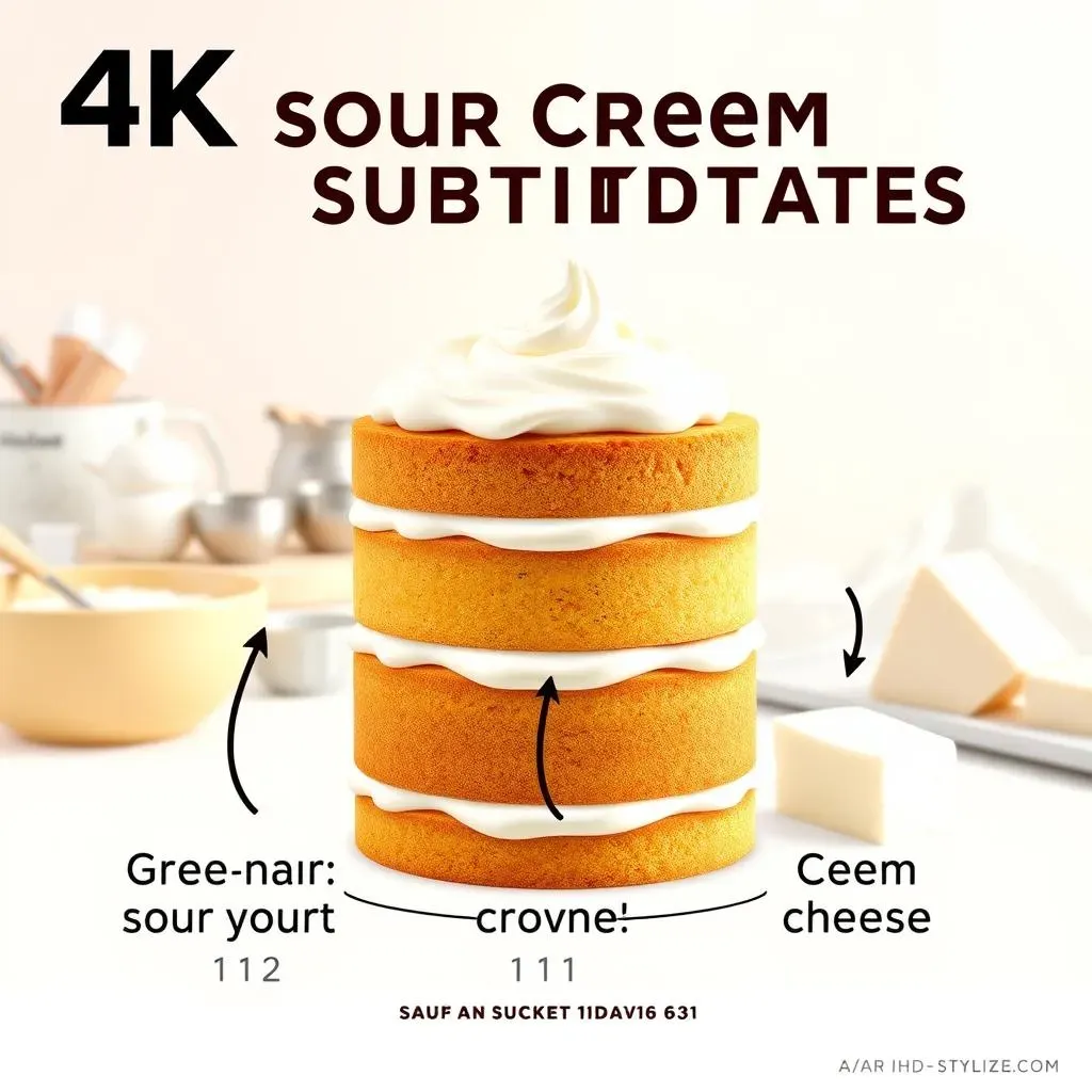 How to Use Each Sour Cream Substitute in Cake Recipes