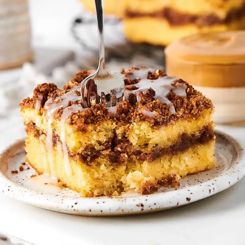 Ingredients and Prep for Your Keto Sour Cream Cinnamon Coffee Cake