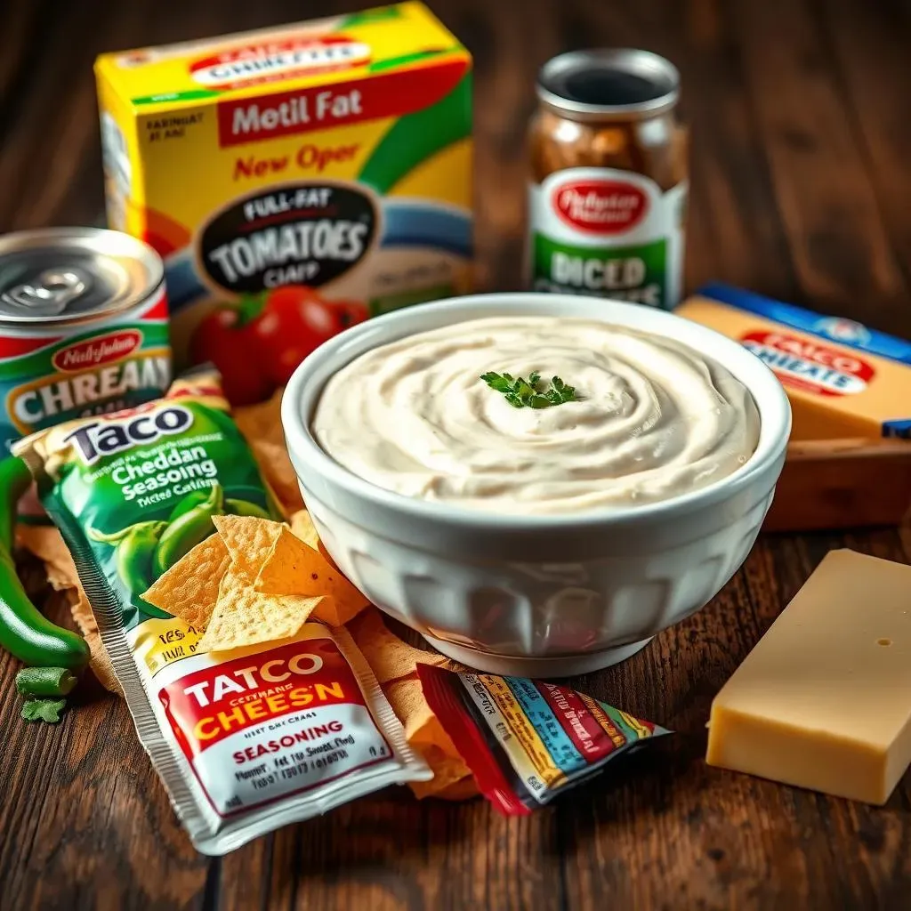 Ingredients for a Flavorful Mexican Sour Cream Dip