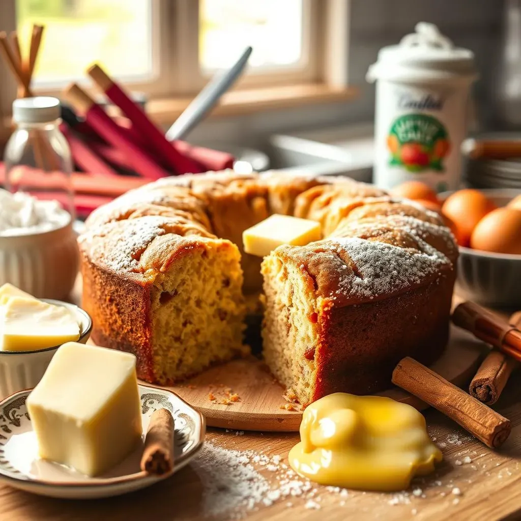 Ingredients for a Moist and Flavorful Rhubarb Coffee Cake