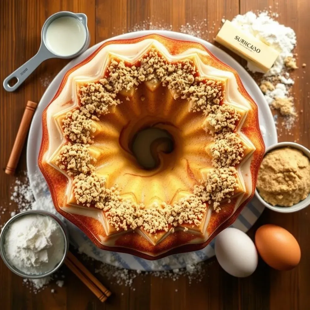 Ingredients for a Perfect Sour Cream Coffee Bundt Cake