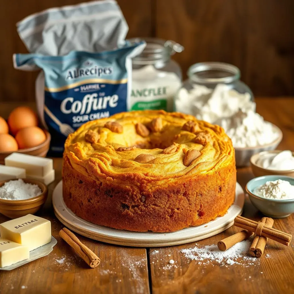 Ingredients for the Perfect Allrecipes Sour Cream Coffee Cake