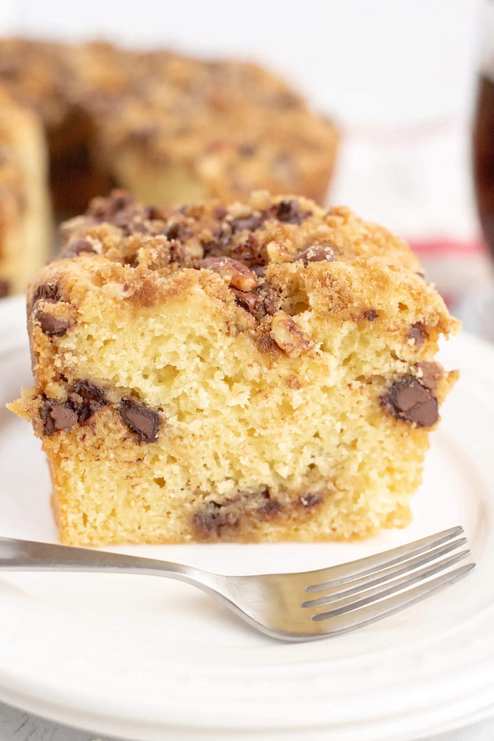 Delicious Jewish Sour Cream Coffee Cake Chocolate Chips