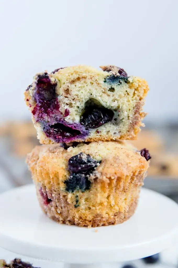 Key Ingredients: How Sour Cream and Butter Elevate Your Blueberry Sour Cream Coffee Cake Muffins