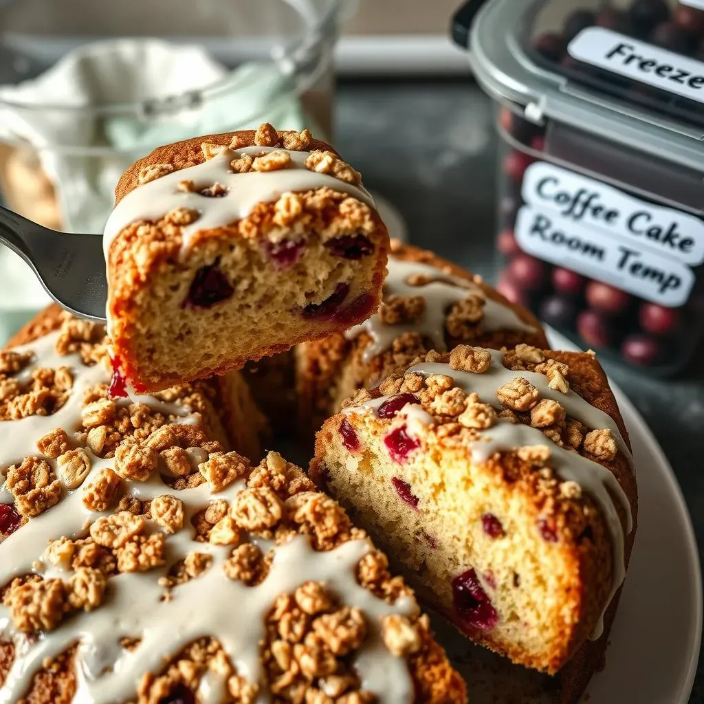 MakeAhead & Storage for Your Cranberry Coffee Cake Sour Cream