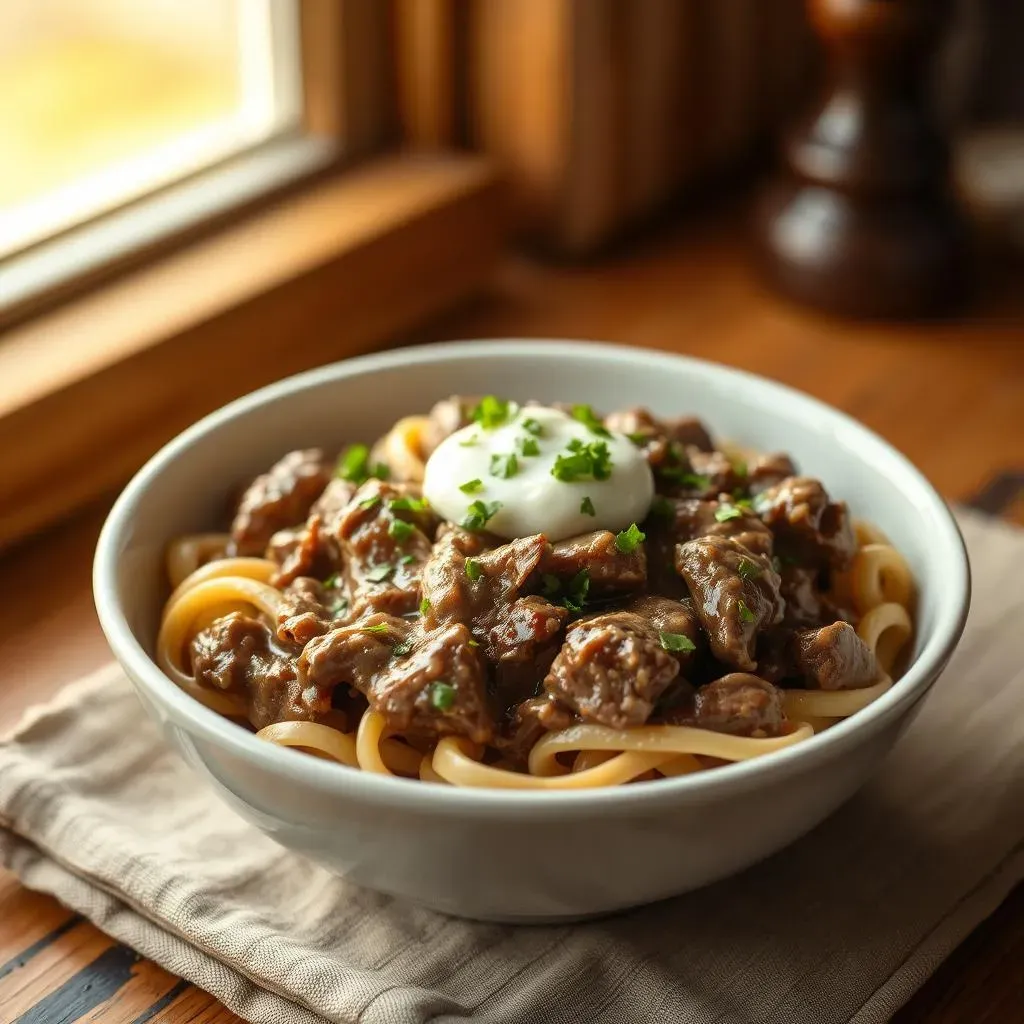 Making Stroganoff with a Sour Cream Substitute: The Recipe