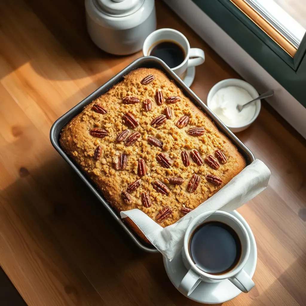 Making Your Easy Sour Cream Coffee Cake: StepbyStep