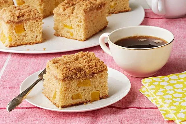Sensational mango sour cream coffee cake recipe