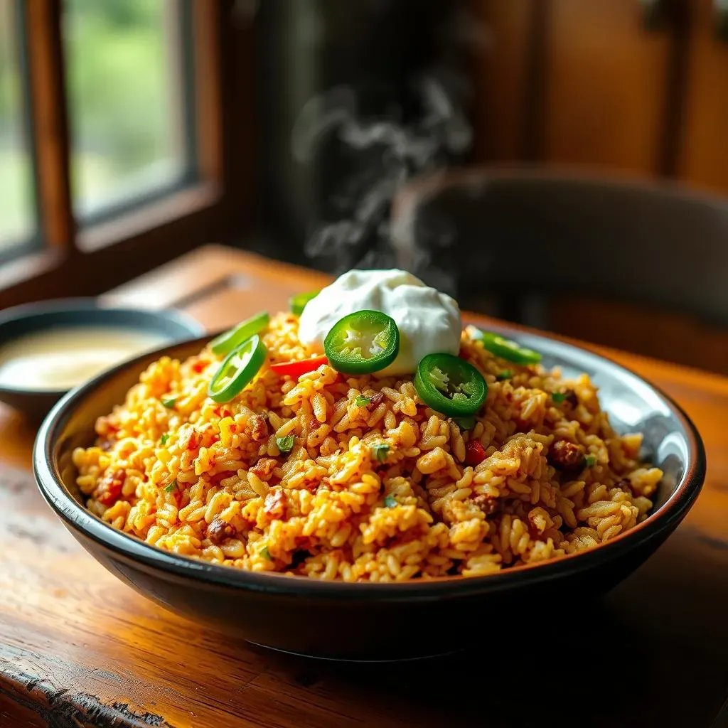 Ultimate Mexican Rice with Sour Cream and Green Chilies Recipe