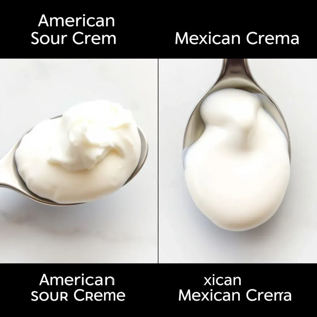 Mexican Sour Cream vs American Sour Cream: Texture and Taste