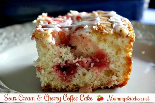 Mixing and Baking Your Fresh Cherry Sour Cream Coffee Cake Recipe to Perfection
