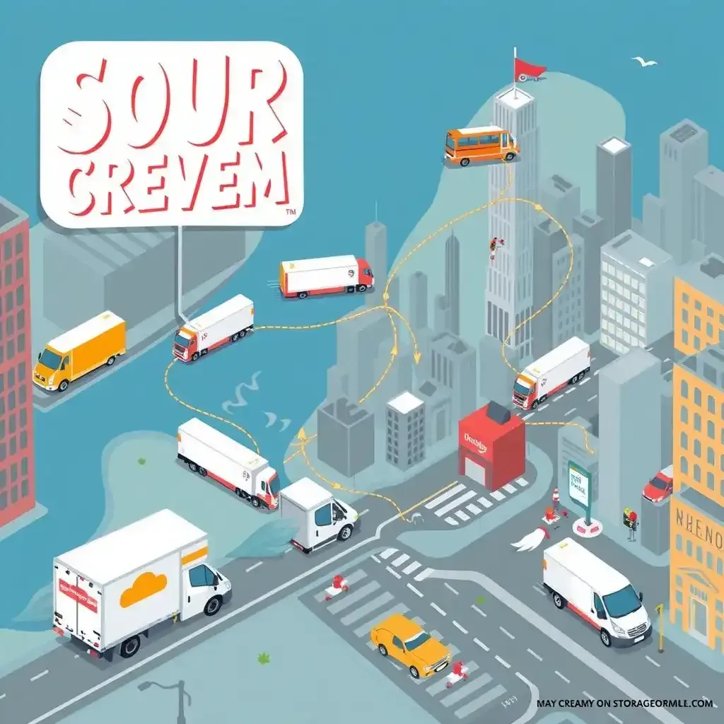 Navigating The New York Sour Cream Market Logistics And Delivery