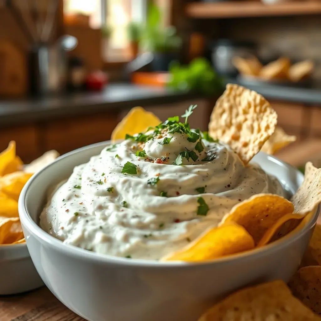 Recipe: Quick & Easy Vegan Sour Cream Ranch Chip Dip